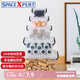 SPACEXPERT 透明桌面收納盒證件化妝品儲(chǔ)物盒玩具零食多功能發(fā)票桌面整理盒 4L透明桌面收納盒 單只裝