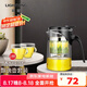 明尊（LIGHTKING）茶水分離杯玻璃茶壺飄逸杯泡茶壺茶水分離玻璃茶具單壺家用花茶壺 G-11【500ml】