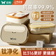雙槍（Suncha）鈦健康不銹鋼飯盒學生上班族可微波爐餐盒比316好1.5L配保溫袋