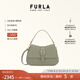 芙拉（FURLA）【七夕禮物】【明星同款】FLOW中號牛皮女士通勤手提包單肩斜挎包 綠色