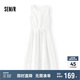 森馬（Semir）連衣裙女顯瘦收腰長(cháng)裙溫柔2025夏季氣質(zhì)木耳邊背心裙107425114060