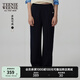 Teenie Weenie小熊春季簡(jiǎn)約運動(dòng)闊腿休閑褲長(cháng)褲衛褲運動(dòng)褲寬松時(shí)尚 藏青色 S (160)