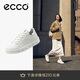 愛步（ECCO）女休閑 時尚百搭厚底板鞋 街頭720女鞋系列209763 白色 38 