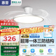 惠普普瑞護(hù)眼吸頂風(fēng)扇燈LED吊扇燈隱形扇葉遙控調(diào)光中山燈具包安裝