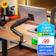 NB ERGONOMIC桌面顯示器支架NB F80雙屏伸縮旋轉電腦支架桌面升降顯示器支架旋轉電腦架顯示器底座顯示器支架 F80氣彈升降 |承重9kg |17-30英寸