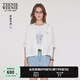 Teenie Weenie小熊女裝外套2025夏季新款時(shí)髦休閑活力連帽長(cháng)袖上衣 白色 M