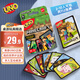 UNO【美泰正版UNO】?jī)?yōu)諾生日禮物我的世界系列紙牌多人游戲FPD61