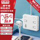 蘇士赫爾摩【2腳插座/2孔插頭】帶USB+Type-C+指示燈 多功能家用插線(xiàn)板/接線(xiàn)板/拖線(xiàn)板 宿舍適用2.8米