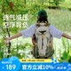 駱駝（CAMEL）戶外登山包旅行輕便大容量雙肩包騎行跑步男女包1F01018B淺卡其