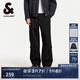 杰克·瓊斯（JACK&JONES）降落傘兵褲男夏季工裝褲涼感男褲略寬松休閑褲輕薄款潮流褲子 E40黑色 31 175 31