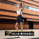 Monster Guardians運(yùn)動(dòng)半身裙女 高腰顯瘦雙層打底防走光戶外休閑網(wǎng)球短裙 藏青色 L