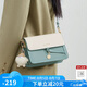 蔻一（Cnoles）斜挎包包女士牛皮單肩大容量品牌小方包七夕情人節(jié)禮物送女友老婆