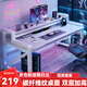 易漫電腦桌電競桌臺式多層家用辦公學習寫字書桌子顯示器增高置物支架
