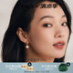 翡拉拉（fellala）商場(chǎng)同款仿珍珠耳環(huán)女氣質(zhì)耳墜復(fù)古仿珍珠耳飾時(shí)尚生日禮物送閨 商場(chǎng)同款