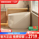 浪鯨（SSWW）深泡浴缸小戶型家用迷你可移動(dòng)座板亞克力獨(dú)立式日式坐式人體工學(xué) 7270-1100x620x800