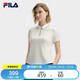 FILA 斐樂(lè)官方領(lǐng)航POLO女子短袖2025夏季針織衫時(shí)尚休閑涼感T恤