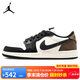 耐克（NIKE）籃球鞋女子AJ1喬1低幫AIR JORDAN 1運(yùn)動(dòng)鞋CZ0858-102黑白38
