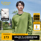 卡賓（CABBEEN）【純棉】高周波LOGO長袖T恤男裝2024秋季新款寬松潮牌打底衫 橄欖綠88 XL /180/52
