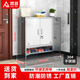 梵答304不銹鋼鞋柜室外門(mén)口收納儲物柜防水防曬入戶(hù)玄關(guān)多層儲物鞋架 1200寬三門(mén)一抽鞋柜【304】