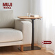 無印良品（MUJI）氣動升降邊桌/木制座板 床頭桌 辦公桌 小桌子 床頭臺 KBL5CC3A 長550*寬350*高（550-805）mm