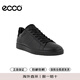 愛步（ECCO）男士板鞋低幫百搭潮流休閑板鞋 521304 黑色 40
