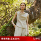 歌莉婭亞麻無(wú)袖上衣女夏季2025新款設計感獨特漂亮小衫1E3L3I320 10W米灰 M