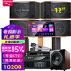 山水（SANSUI） FK-101家庭ktv音響 K歌套裝 卡拉ok 大功率功放 家用卡包音箱 家庭影院 點(diǎn)歌機唱K設備12吋 四只12吋+大功放+話(huà)筒+3T+低音炮