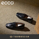愛(ài)步（ECCO）高跟鞋女 一腳蹬粗跟淺口單鞋 型塑35方頭290943 黑色36