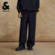 杰克·瓊斯（JACK&JONES） 男生2025年秋季款衛褲百搭舒適直筒褲子簡(jiǎn)約通勤休閑褲22531D040
