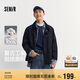 森馬（Semir）巴恩風(fēng)工裝外套男純棉燈芯絨翻領(lǐng)夾克秋情侶寬松上衣101524108201