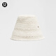 lululemon丨Cotton Crochet 女士棉混紡鉤針編織漁夫帽 LW9FOCS 淺象牙白 S/M