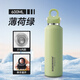 BOBOROOM車載水杯保溫保冷杯冰霸杯噸桶噸大容量男士2025新款單手一鍵速開 薄荷綠 600ml 316L內(nèi)膽+單手速開+長效保溫保冷