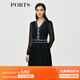PORTS寶姿秋冬女裝新款優(yōu)雅氣質(zhì)修身連衣裙ALM9K202NKW008 黑色 S