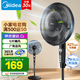 美的（Midea）電風扇家用風扇 落地扇 立式輕音節(jié)能強風電扇 宿舍降溫循環(huán)柔風自然風桌面小風扇 【7葉低噪】SAF35MA