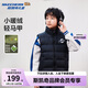Skechers斯凱奇秋冬季新款男女中大童梭織羽絨服背心L424K032