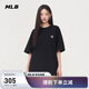 MLB短袖男女情侶純色簡約休閑圓領(lǐng)T恤25春季新款3ATSB0253-50BKS-M
