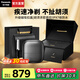 松下（Panasonic）【國家補貼】小方盒2.0剃須刀便攜款刮胡刀電動進口往復式胡須刀差旅生日禮物送男朋友禮盒款高檔 合金灰【進口鋼刀+磁吸上蓋】尊享裝CM32
