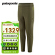 巴塔哥尼亞（Patagonia）男士運動彈力透氣保暖抓絨褲 R1 Thermal 40620 PNGR L