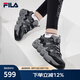 斐樂(lè)（FILA）官方女鞋PANINI復(fù)古運(yùn)動(dòng)鞋春款帕尼尼籃球鞋休閑鞋 鍛鐵灰/木炭灰-BC 37.5