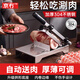 京冇304不銹鋼切肉片機(jī)牛羊肉卷切片機(jī)火鍋切凍肉神器鍘刀切骨頭閘刀