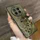 五鼠適用華為mate70pro手機殼mate70新款全包防摔女mate60pro+復(fù)古高端設(shè)計感素皮潮流超火耐臟保護套 【綠墨荼蘼】_側(cè)邊彩繪圖案 華為Mate 70 Pro+