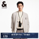 杰克·瓊斯（JACK&JONES） 秋季寬松胸前字母刺繡潮流時(shí)尚百搭開(kāi)衫毛衣長(zhǎng)袖男款