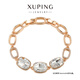 XUPING旭平首飾S經(jīng)典枕頭手鏈飾品送女士生日禮物 4號色-白色 約17+2cm