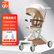 gb好孩子遛娃神器嬰兒車輕便旋轉(zhuǎn)雙向高景觀嬰兒推車可折疊可坐躺 遛娃神器D2047-J-5820W象牙白