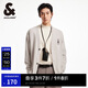 杰克·瓊斯（JACK&JONES） 秋季寬松胸前字母刺繡潮流時尚百搭開衫毛衣長袖男款
