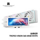 Thermalright(利民)TROFEO VISION 360 ARGB WHITE縱橫視界 水冷散熱器 6.86英寸長條磁吸屏幕TV360 ARGB WHITE