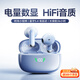 愛國者（aigo）【2025年最新款丨HIFI音質(zhì)】無線藍(lán)牙耳機(jī)半入耳式運(yùn)動(dòng)游戲長續(xù)航電量數(shù)顯適用蘋果小米TQ15冰晶藍(lán)