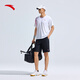 安踏速干羽毛球套裝男秋冬透氣專(zhuān)業(yè)運動(dòng)兩件套訓練運動(dòng)服短袖短褲