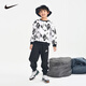 NIKE 耐克童裝男童純棉衛衣+長(cháng)褲2件套秋季新款兒童套裝