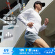 駱駝（CAMEL）防曬運(yùn)動T恤男透氣速干圓領(lǐng)長袖上衣 C0W2YL6661A5 冰川白 XL